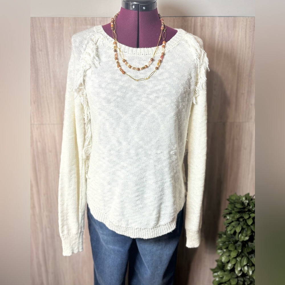 Wrangler Cream Crew Neck Sweater